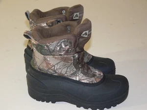 Ozark Trail Men's 3M Thinsulate Realtree Camo Winter Boots Flex Comfort Size 8 - Picture 1 of 6
