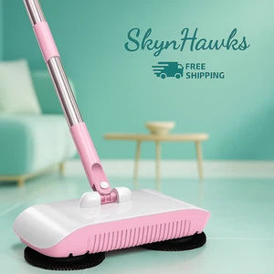 Barredora manual de pisos barredora de pisos y alfombras barredora de rotación 360° - Imagen 1 de 14