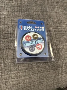 Frozen Four 2025 Game Hockey Puck Western Michigan Denver Boston Penn State NCAA - Picture 1 of 9