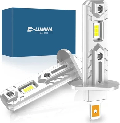 D-Lumina H1 LED Canbus Bombilla, 100W 16000LM 6500K Super Brillante Mini Luz - Imagen 1 de 4