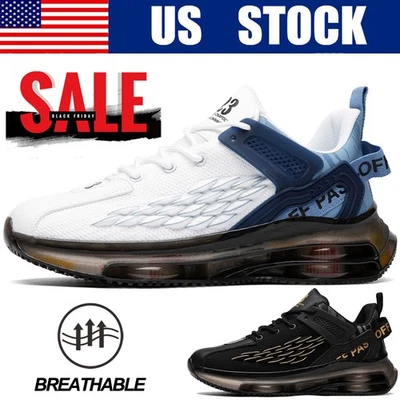 New Mens Sports Shoes Outdoor Casual Athletic Running Hiking Breathable Non-slip - Image 1 of 4