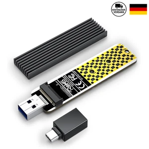 NVMe USB 3.2 Gen2 M2 SSD Gehäuse | 10 Gbps | Kühlung - Bild 1 von 10