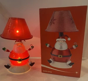 Vintage JCPenney Holiday Fun Santa Lampe - 12,25" beleuchteter Sockel OVP - Bild 1 von 20