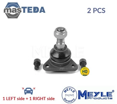 116 010 3270/HD SUSPENSION BALL JOINT PAIR FRONT UPPER MEYLE 2PCS NEW - Image 1 of 4