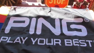 Ping "Play Your Best!"  3 FUSS X 2 FUSS GOLF WERBUNG WANDBANNER POLYESTER? - Bild 1 von 13