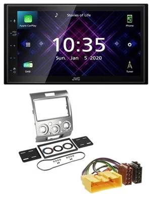 JVC DAB 2DIN MP3 Bluetooth USB Autoradio für Ford Ranger 2AB 2007 2011 - Bild 1 von 4