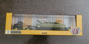 M2 Auto Haulers Chase 1956 Mercury COE and 1949 Mercury Limousine Gold Chrome - Picture 1 of 6