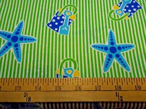 26" Springs "Sandy Stripe" Fabric - Picture 1 of 1