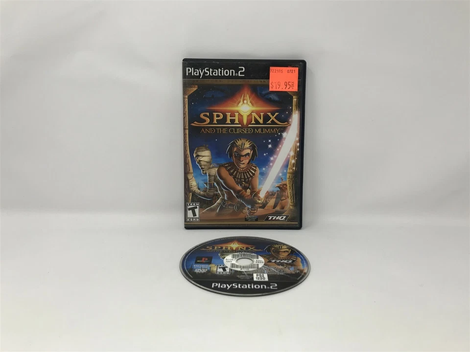 Sphinx and the Cursed Mummy - Sony Playstation 2 PS2 - in rental case no Manual - Image 1 of 1
