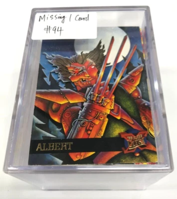 1995 FLEER ULTRA X-MEN TRADING CARD 150-CARD BASE SET MINUS 1 CARD #94 - Image 1 of 4