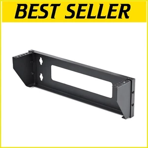 Space-Saving 2U Wall Mount Bracket for 19" Rack Equipment - 121.2lb Capacity - Picture 1 of 10