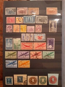 Colección de sellos USA clásicos, 3 páginas de álbum con buenos valores - Imagen 1 de 24