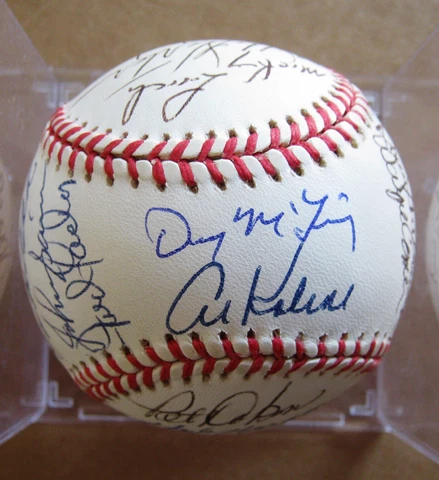 Detroit Tigers 1968 World Series Champions American League Baseball Signed by 22 Cover