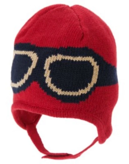 GYMBOREE BEBÉ HELICÓPTERO ROJO GAFAS SUÉTER SOMBRERO 0 3 6 12 18 NUEVO CON ETIQUETAS Foto 1 de 1