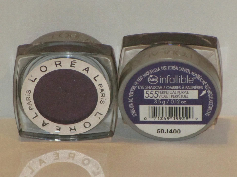 (1) Loreal Paris 24HR Infallible Eye Shadow # 555 Perpetual Purple 0.12 oz - Image 1 of 1