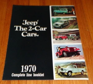 Jeep Full Line 1970 original folleto de ventas Wagoneer Commando Gladiator  - Imagen 1 de 2