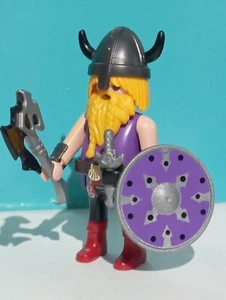 PLAYMOBIL FIGURA GUERRERO VIKINGO GALOS VIKINGOS BARBAROS GALO MEDIEVAL BARBARO - Imagen 1 de 1