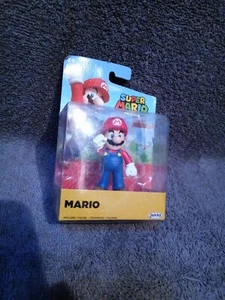 Super Mario Mario Actionfigur 2,5" - World of Nintendo Super Mario Bros Jakks - Bild 1 von 2