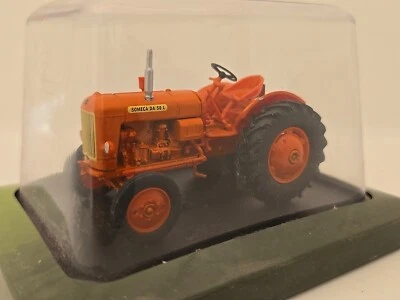 SOMECA DA 50L 1955 ORANGE HACHETTE UNIVERSAL HOBBIES 1/43 DIECAST TRACTOR CASED - Image 1 of 2
