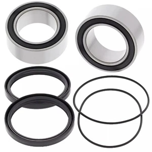 Rear Wheel Bearings Seal UPGRADE Kit OE Carrier fits 06-11 Suzuki LTR450 LTR 450 - Picture 1 of 11