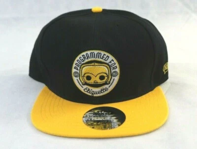 Funko Star Wars Programmed for Etiquette C3PO Hat-Flat Bill-Snap Back-PoP! NEW!! — 第 1/4 张图片