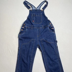 Dickies Denim Double Front Latzhose Damen Small Dark Stone Wash Straight - Bild 1 von 14