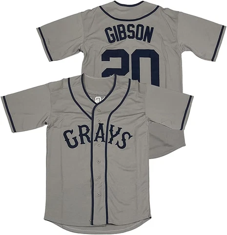 #20 Josh Gibson Homestead Grays National League Baseball Jersey Stitched,X-Large Cover