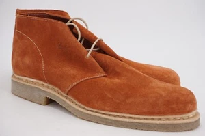 NUEVO | BOTA CORTA $500 PARABOOT RIAD US 7 EU 40 GAMUZA OXIDADA FRANCIA DESIERTO - Imagen 1 de 12