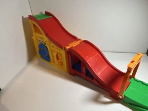 Little People Fold & Go Wheelies Rev N Sounds Autorennbahn Rampe - FUNKTIONIERT - Bild 1 von 4