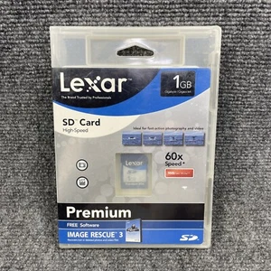 Carte mémoire SD premium Lexar 1 Go neuve pack scellé SD1GB-60-699 neuve - Photo 1 sur 3