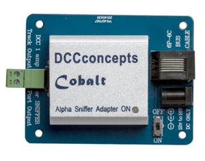 DCC Concepts ~ Cobalt Alpha DCC Power Bus Driver And SNIFFER Adapter ~ DCD-SNX - Picture 1 of 2