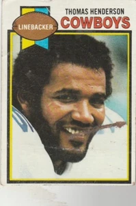 KOSTENLOSER VERSAND - FAIR TO POOR - 1979 Topps #385 Thomas Henderson Cowboys  - Bild 1 von 1