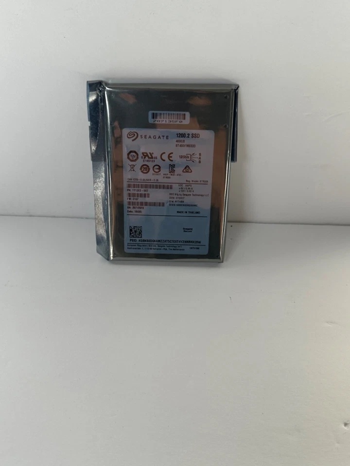 Seagate ST400FM0333 400GB 2.5 12Gbps eMLC 1200.2 SAS SSD - Image 1 of 3