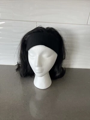 Lydell Synthetic Long Hair Headband Wig Natural Black | New W/ Fast Ship! PP - Image 1 of 4