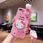 Cute Hello kitty Doll strap Holder case Cover for iPhone 12 11 Pro XS Max 6 7 8+