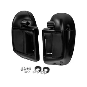 Lower Vented Leg Fairing Fit For Harley Touring Road King 2014-2023 Black Denim - Bild 1 von 6