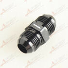An-8 To An8 Aluminum Straight Union Fitting Adapter Adaptor Black