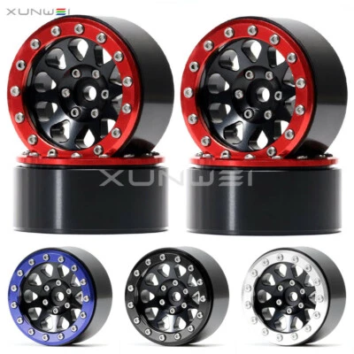1.9 inch Beadlock Wheel Rim 4pcs for 1/10 D90 Tamiya TRAXXAS RGT Himoto Redcat - Image 1 of 4