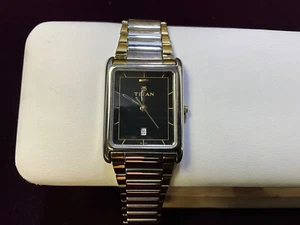 Titan Quartz Analog with Date Black Dial Watch For Women's - Picture 1 of 5