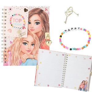 Tagebuch TOPModel mit Schloss Perlen Armband Sticker Depesche 13269 - Bild 1 von 8