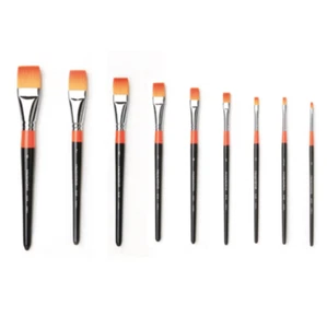 HWAHONG Artist Design Painting Paint Brushes Flat Flat  Brush 948 Series - Picture 1 of 2