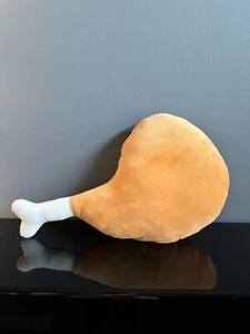 Chicken Leg Plush - Throw Pillow Turkey Soft Toys Doll Room Decor Birthday Gift - Picture 1 of 4