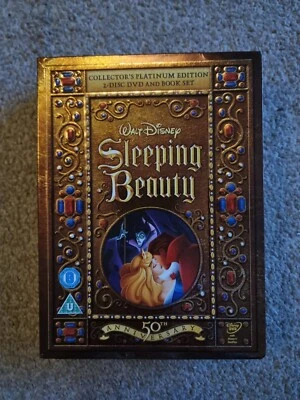 Walt Disney Sleeping Beauty Platinum 2 DVD & Book set 50th Anniversary Edition - Image 1 of 4