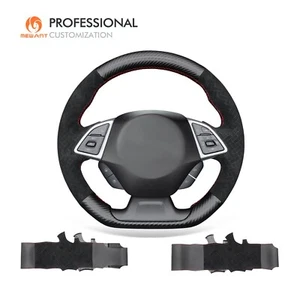 Cubierta de volante de fibra de carbono MEWANT Athsuede para Chevrolet Camaro 2017-2022 - Imagen 1 de 10