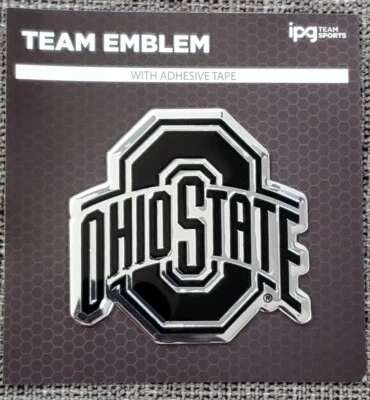 Ohio State Buckeyes Fan Bundle Keychain, License Plate and Auto Decal - Image 1 of 4