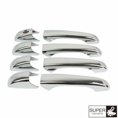 4Pcs Chrome Door Handle Cover for Dodge Caliber 2007-2012 Jeep Compass 2007-2013 — 第 1/3 张图片