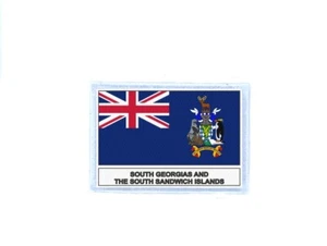 Patch Badge Printed Flag GS Georgie South Sandwich - Picture 1 of 1