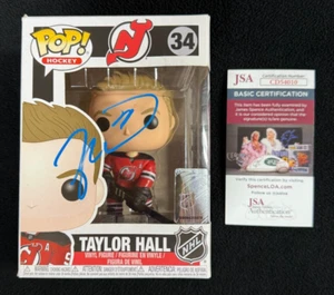 Taylor Hall Signed New Jersey Devils Funko Pop Figure #34 JSA COA - Picture 1 of 7