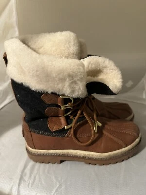 Botas de cuero de oveja TORY BURCH zapatos talla 6, venta al por menor $495 Foto 1 de 4