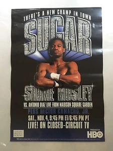 HBO Boxing Poster SUGAR SHANE MOSLEY vs. Antonio Diaz November 4, 2000 - Picture 1 of 1